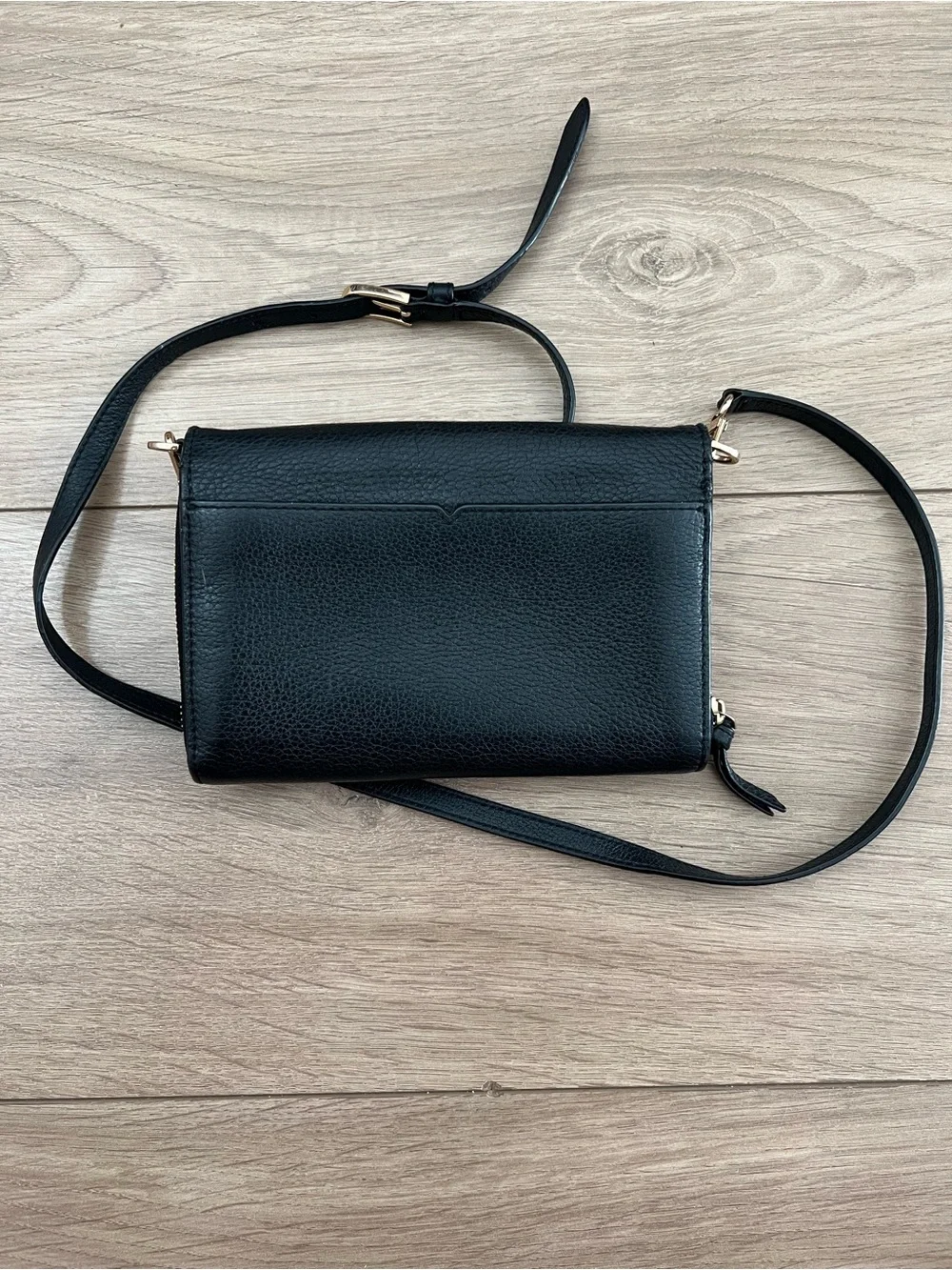 Tory Burch Black Leather Harper Crossbody Bag